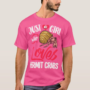 Hermit Crab Pet Muscheln Habitat T-Shirt
