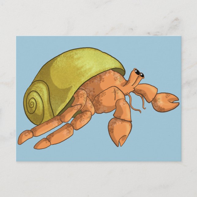 Hermit Crab Postkarte (Vorderseite)