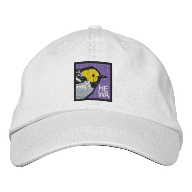 Hermit Warbler (ohne Not) Bestickte Kappe (Vorderseite)