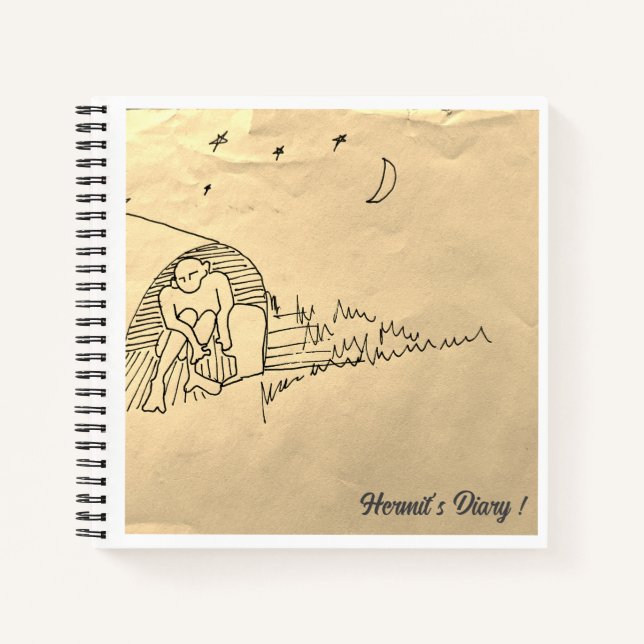 Hermits Ledger Diary Notebook! Notizbuch (Vorderseite)
