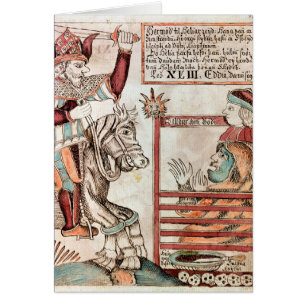 Hermod à cheval sur Sleipnir