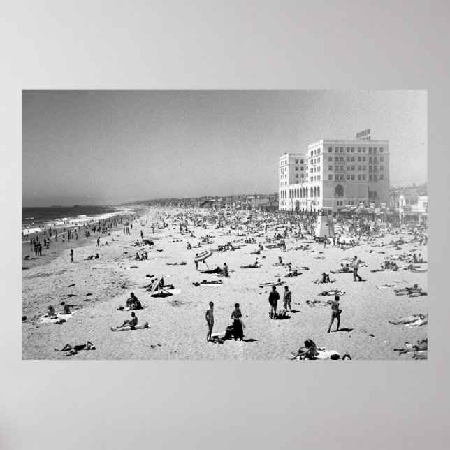 Hermosa Beach, Los Angeles, Kalifornien, 1951 Poster (Vorne)