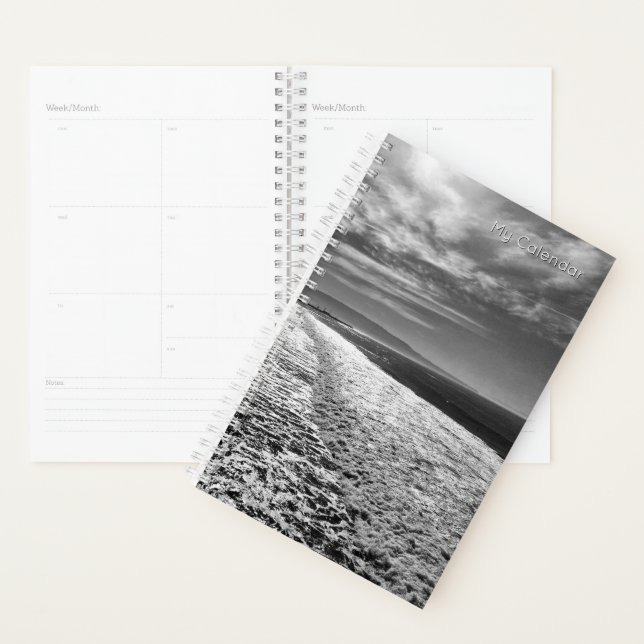 Hermosa Beach, Schwarzweiß-Foto Planer (Anzeige)