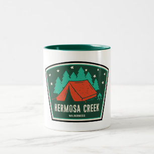 Hermosa Creek Wilderness Colorado Camping Zweifarbige Tasse