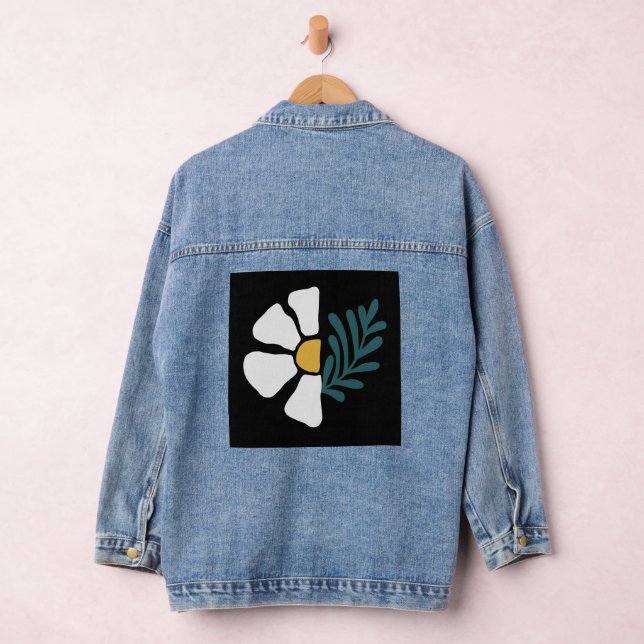 Hermosa flor abstracta jeansjacke (Hangar)