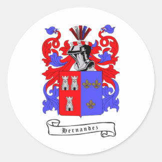 Hernandez castillan Wappen Runder Aufkleber