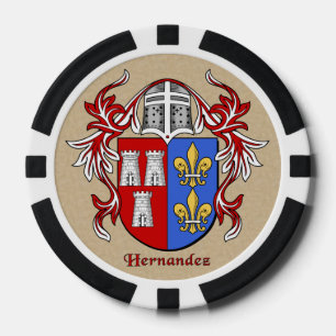 Hernandez Heraldic Arms Pokerchips