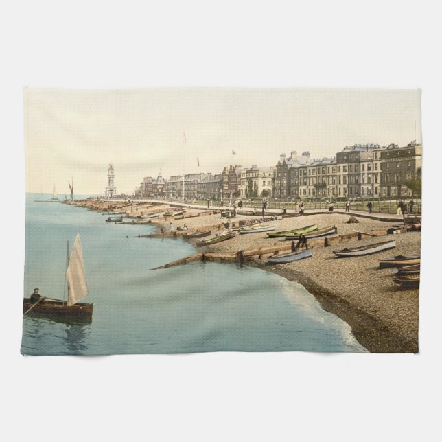 Herne Bay I, Kent, England Geschirrtuch (Horizontal)