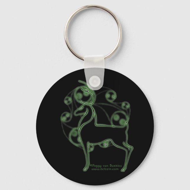 Herne Celtic Deer Schlüsselanhänger, Black Schlüsselanhänger (Vorderseite)