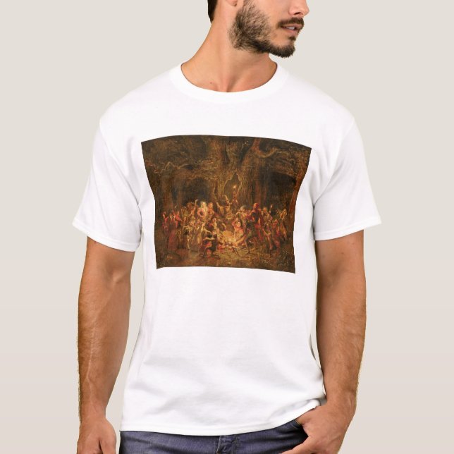 Hernes Eiche "von den fröhlichen Ehefrauen von T-Shirt (Vorderseite)