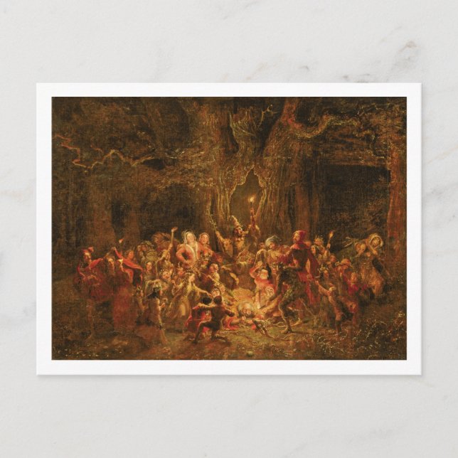 Herne's Oak von 'The Merry Ehefrauen of Windsor' v Postkarte (Vorderseite)