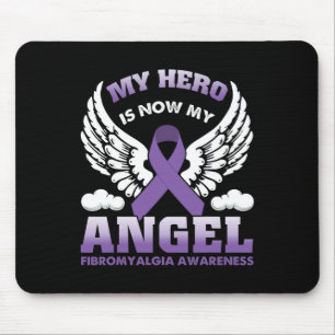Hero ist jetzt mein Engel Fibromyalgie Bewusstsein Mousepad