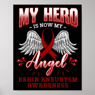 Hero ist jetzt mein Engel Gehirn Aneurysma Intragr Poster