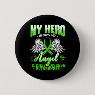 Hero ist jetzt meine Engel-Nierenerkrankung Green Button