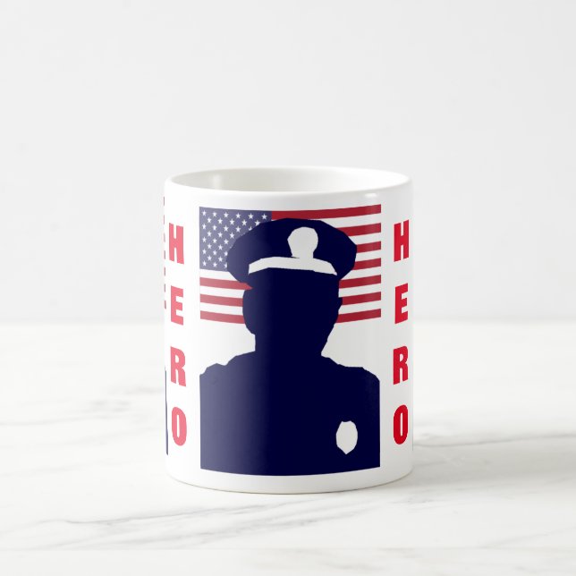 HERO POLIZIST KAFFEETASSE (Mittel)