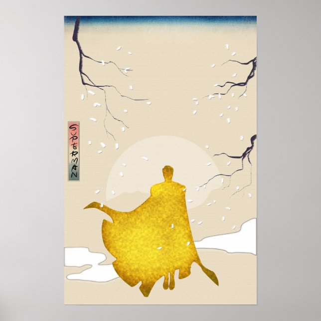 Hero, Poster d'Art Japonais Retro Vintage (Devant)