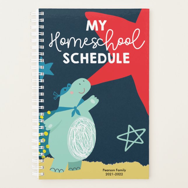 Hero-Themed Homeschool Teacher Planner (klein) Planer (Vorderseite)