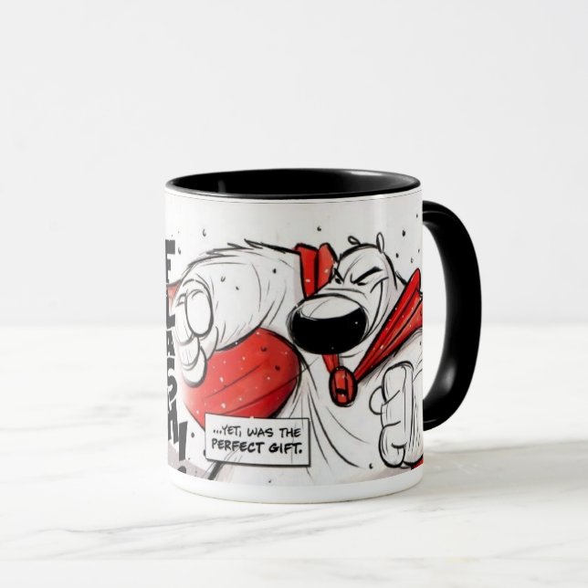 Herobear und die Kind-COMIC-TASSE Tasse (VorderseiteRechts)