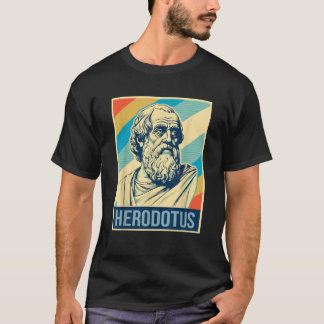 Herodotus Poster Ancient Griechischer Historiker T T-Shirt