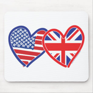 Heroes der amerikanischen Flagge/Backenfahne Mousepad