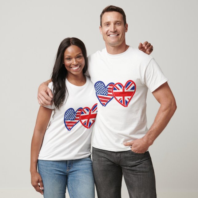 Heroes der amerikanischen Flagge/Backenfahne T-Shirt (Unisex)