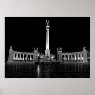 Heroes Square Budapest Poster