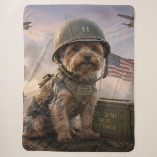 Heroic Yorkie Special Forces | Sherpa Blanket Sherpadecke
