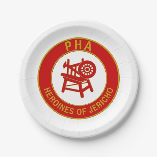 Heroines of Jericho Pappteller (Vorderseite)