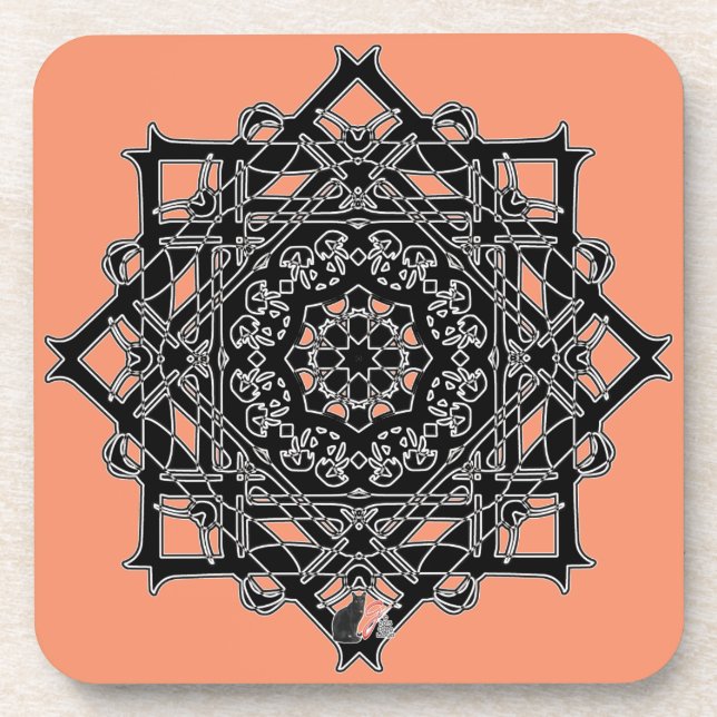 Héroïque Octa Glyph Dessous de verre Dusk (Devant)