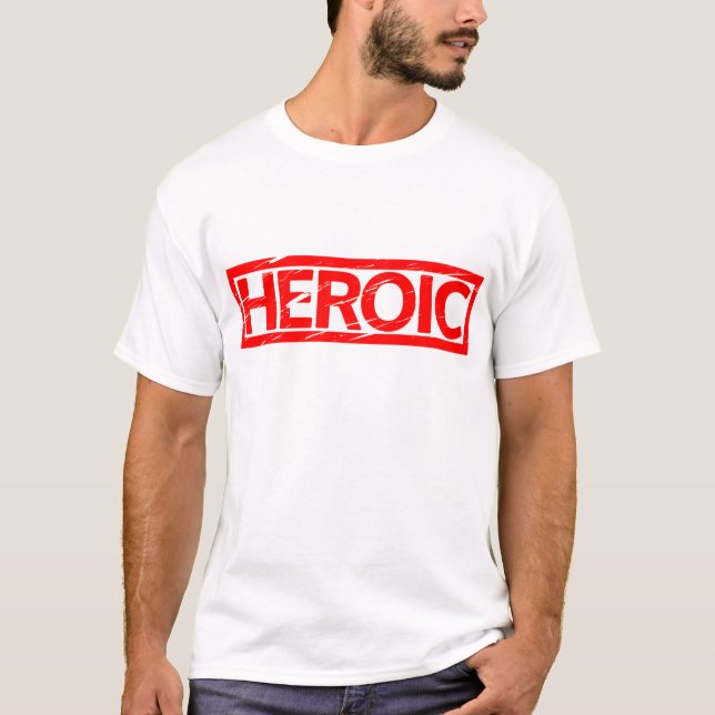 heroische Briefmarke T-Shirt (Vorderseite)