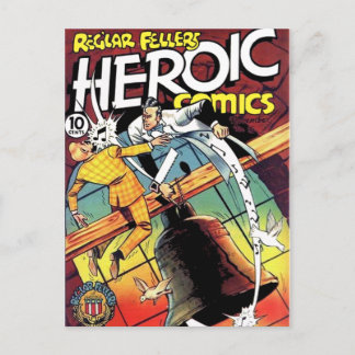 Heroische Comic 15 Postkarte