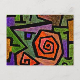 Erzengel 1938 art card Postkarte Paul Klee 