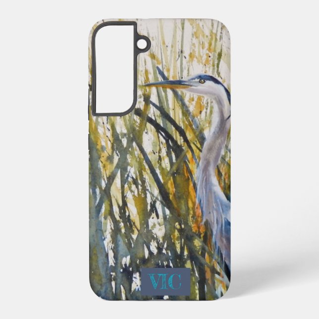 Heron Art - Im Unfall Samsung Galaxy Hülle (Rückseite)