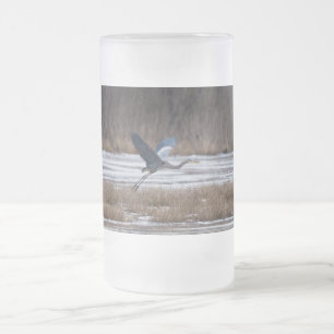 Heron Ausziehen der Mattierten Glass-Bier-Tasse Mattglas Bierglas