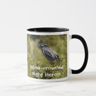 Héron de nuit à couronne jaune Mug