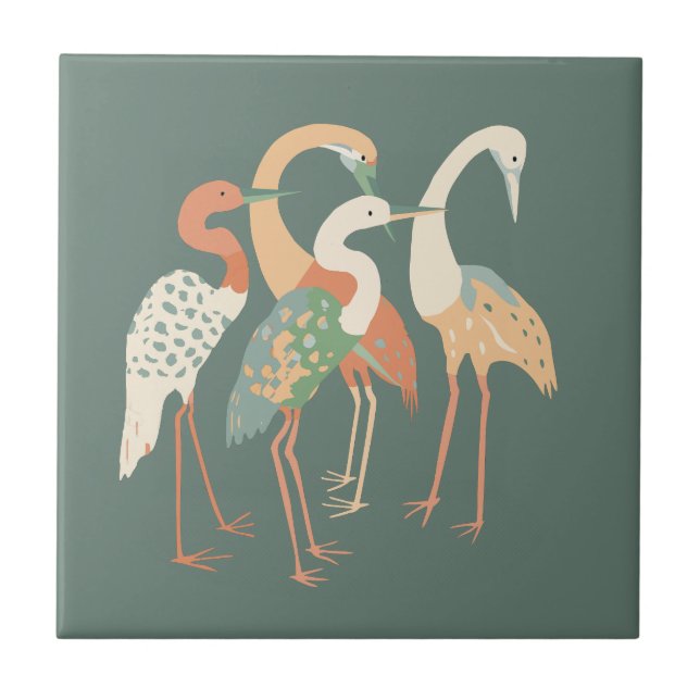 Heron Fliese (Vorderseite)