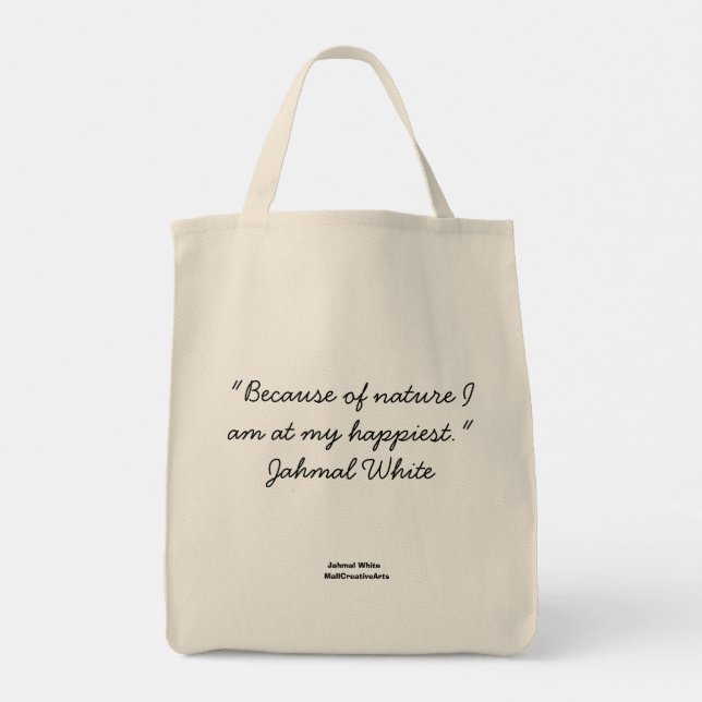 Heron Grocery Tote Bag Tragetasche (Rückseite)