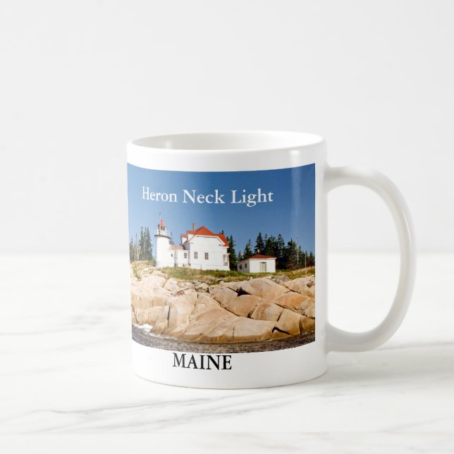 Heron Neck Lighthouse, Maine Tasse (Rechts)