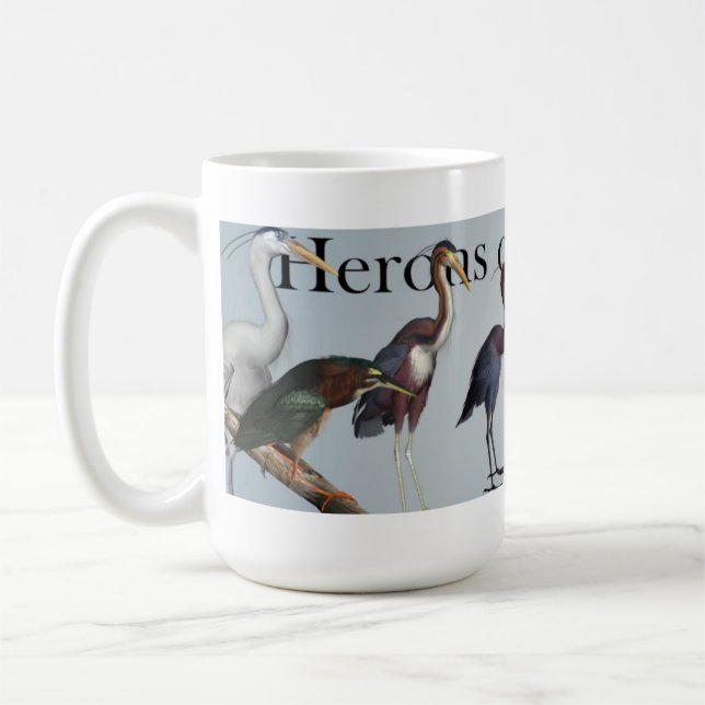 Hérons de la tasse du monde (Gauche)