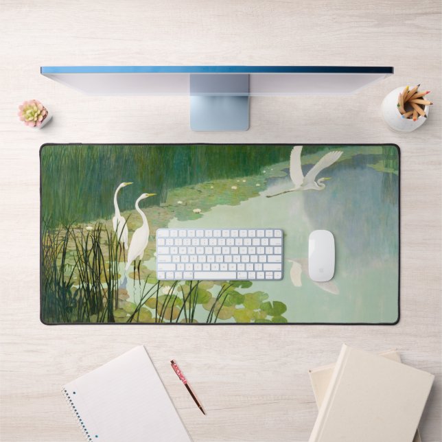 Hérons en été par Newell Convers Wyeth (Bureau 1)