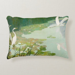 Herons im Sommer von Newell Convers Wyeth Dekokissen