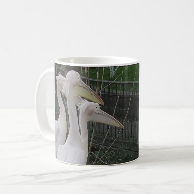 Herons White Coffee Mug (Devant gauche)