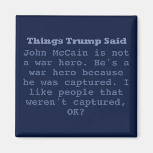 Héros de guerre de McCain d'atout - 2" aimant