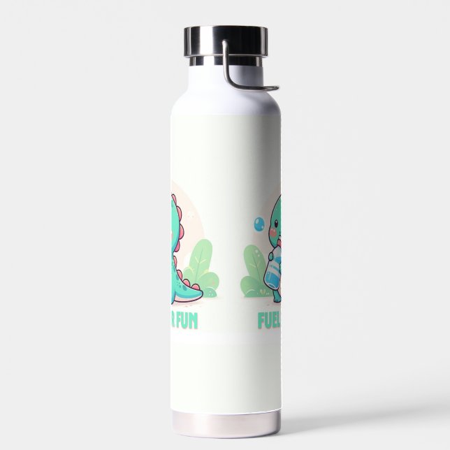 Héros d'hydratation - Bouteille d'eau amusante pou (Gauche)