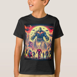 "Héros épiques contre T-shirt de bataille des enva