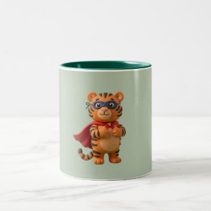Héros Tigre Mug de mascotte de super-héros migno