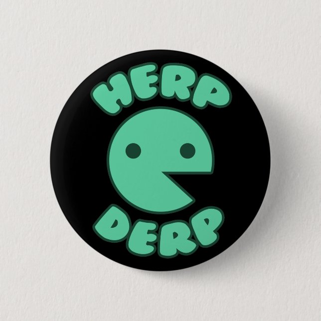 Herp Derp Button (Vorderseite)