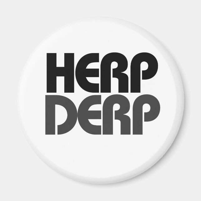 Herp Derp Magnet (Vorne)