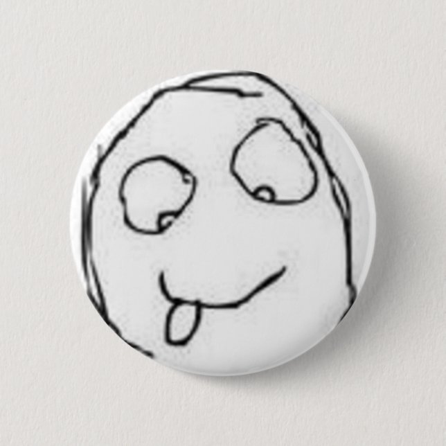 Herp Derp Raserei-Comic Button (Vorderseite)