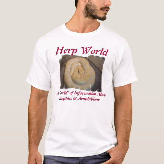 Herp Weltalbino-Pythonschlange-T - Shirt